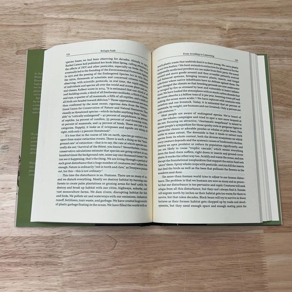 Refugia Faith‎ Debra Rienstra 2022 Nature Christian Living Hardcover DJ